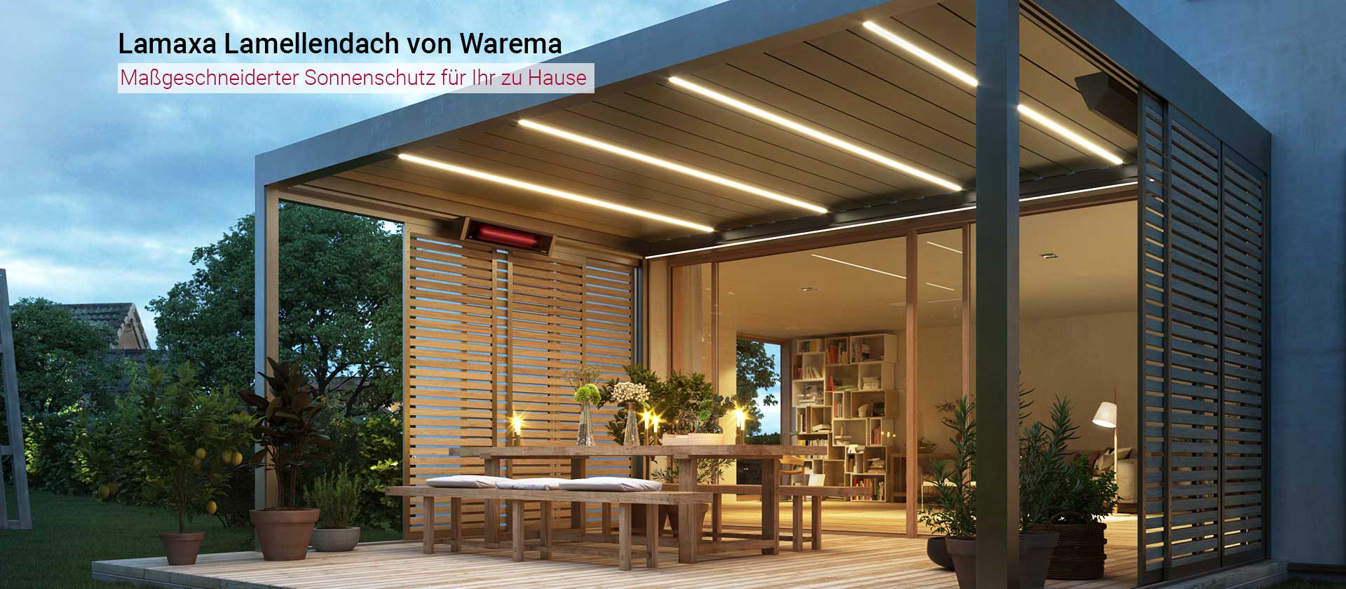 MAßgeschneiderter Sonnenschutz für Ihr Zuhause